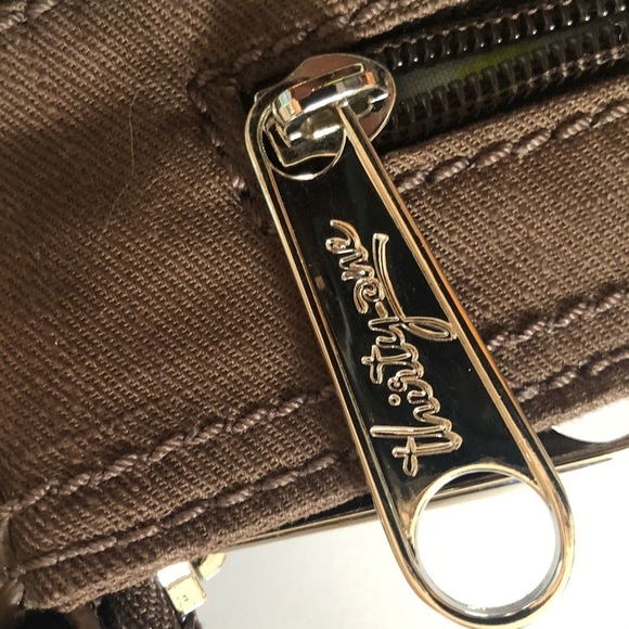 Thirty-one Brown Lime and Turquoise Shoulder Bag with Pockets NWOT - Picture 5 of 6